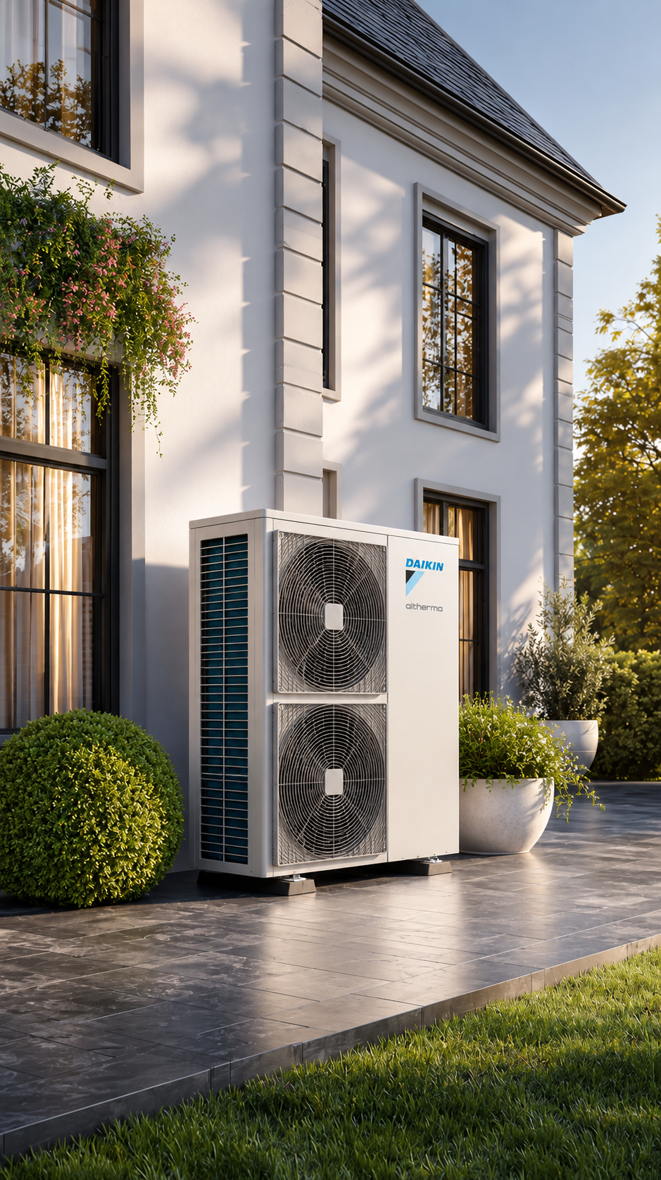Daikin Altherma ısı pompası yaşam alanı konsepti
